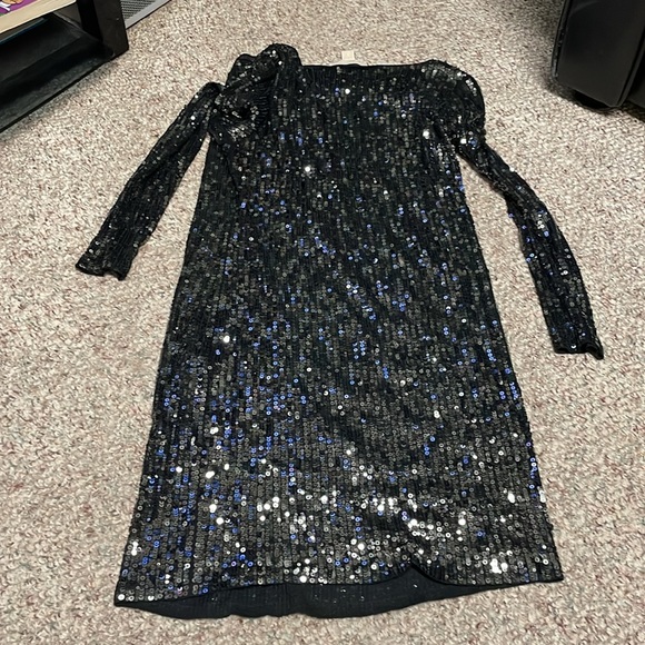 Michael kors - new sequin cowl neck long sleeve dress - Picture 11 of 11